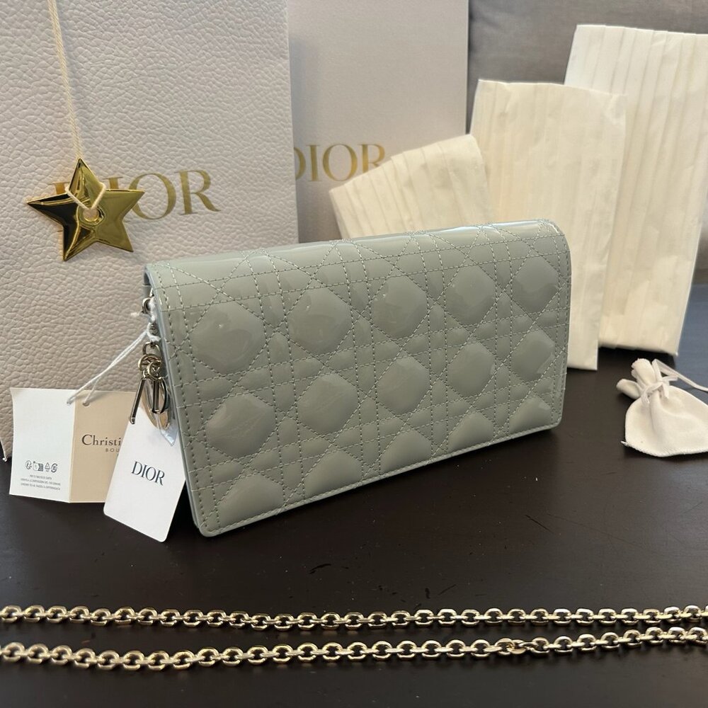Lady Dior Pouch with Chain